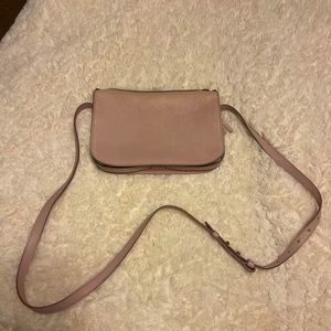 Madewell “The simple” small pink crossbody EUC